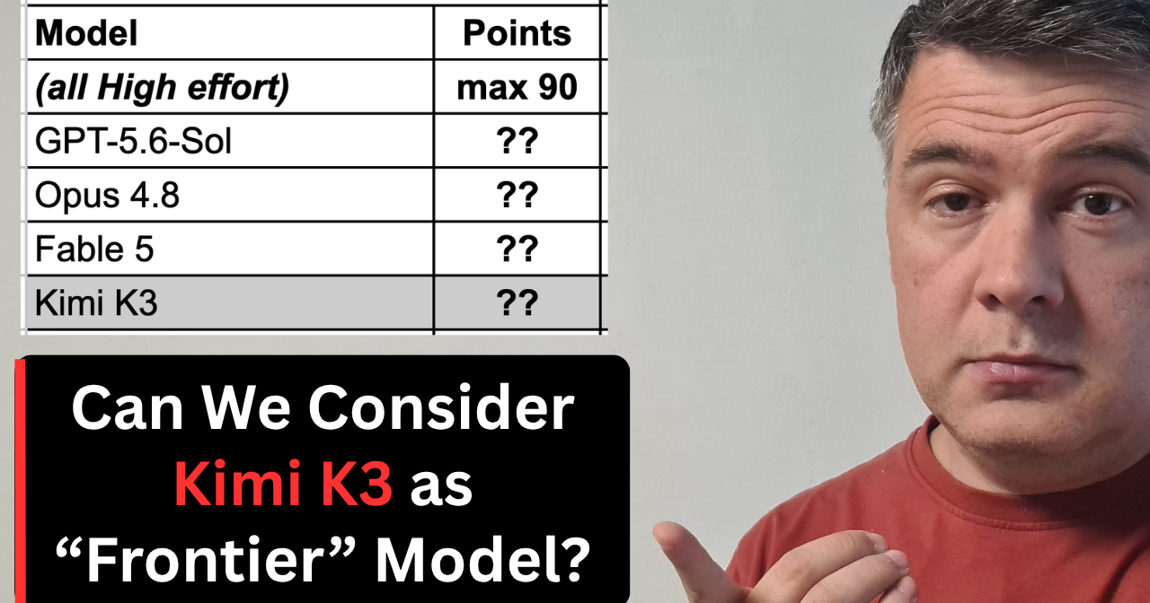 I Tested Kimi K3 vs Fable / Sol / Opus on 3 Coding Projects