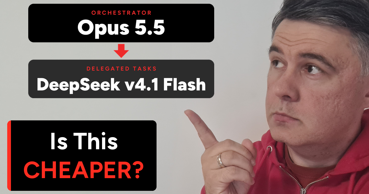I Tried Opus 5.5 with Deepseek Flash Subagents in OpenCode